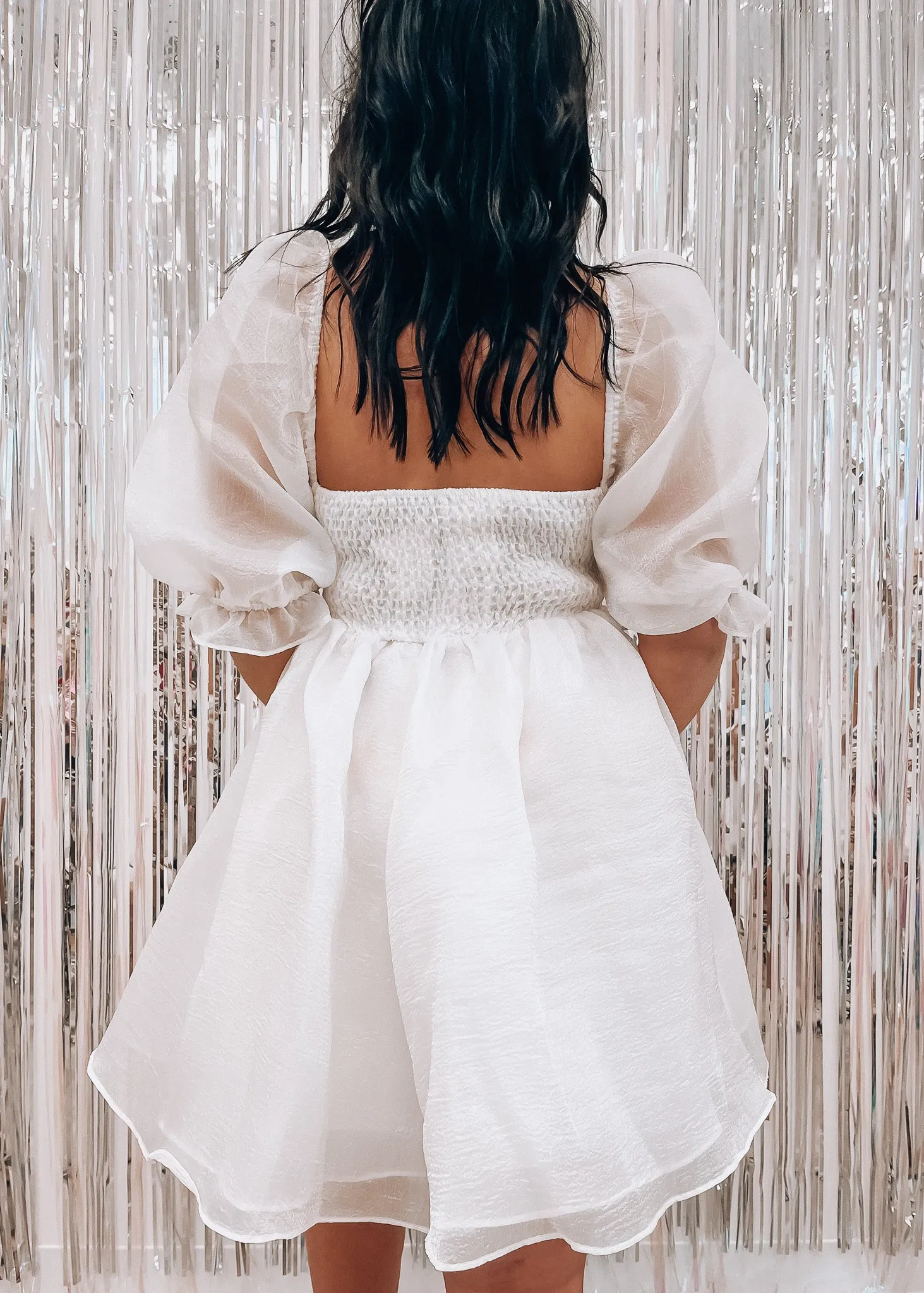 Tea Party Ivory Babydoll Dress