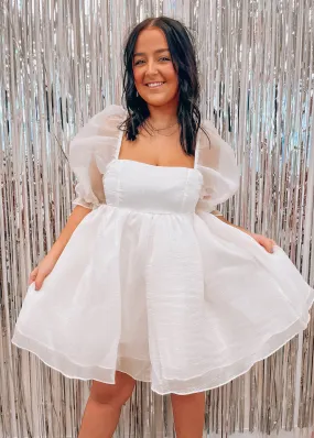 Tea Party Ivory Babydoll Dress