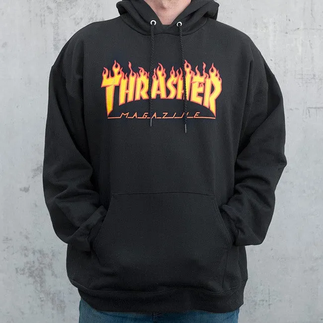 Thrasher Flame Logo Hood (Black)