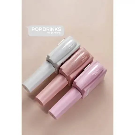 TINT BASE WITH SHIMMER PINK TONIK, 15 ML -HELLO