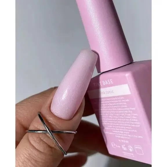 TINT BASE WITH SHIMMER PINK TONIK, 15 ML -HELLO