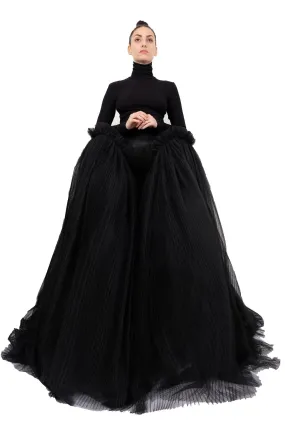 Tulle Maxi Skirt with Corset