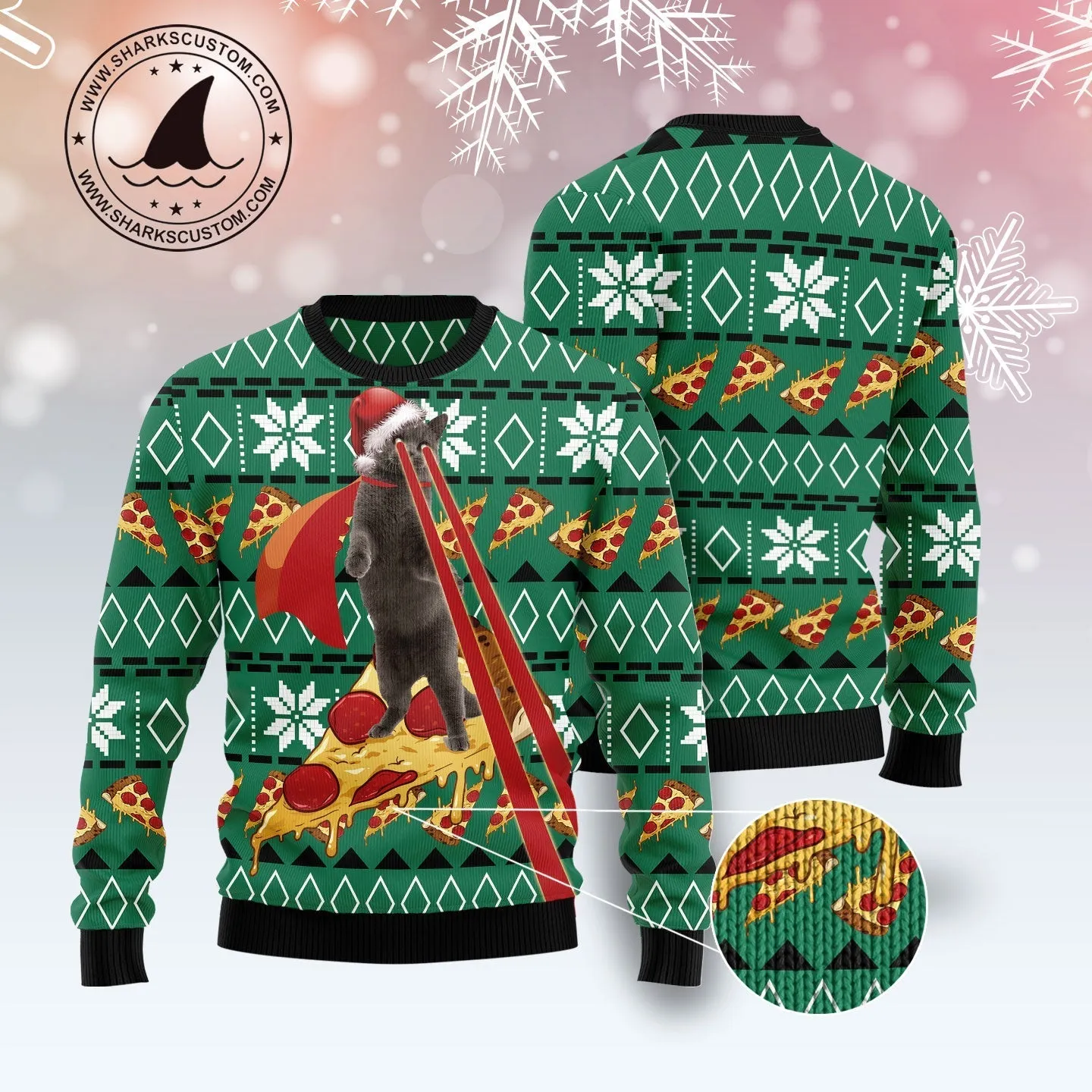 Ugly Sweater JulesRoche All-Over-Print Funny Christmas Pullover