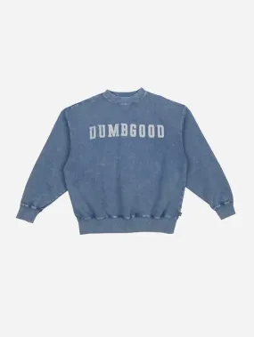 Varsity Blue Crew Neck Sweatshirt