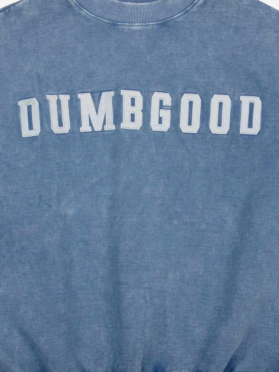 Varsity Blue Crew Neck Sweatshirt