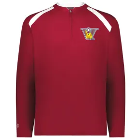 Velo FP - Clubhouse Longsleeves Cage Jacket with V Logo - Red