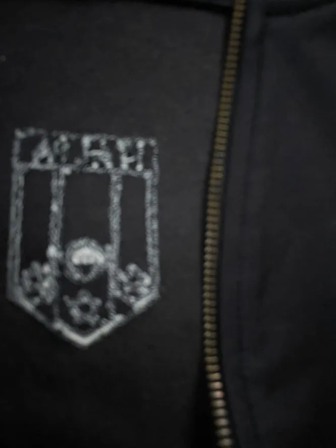 Vintage Puma black full zip wind breaker track top in M/L| L30 W21|SKU 4801