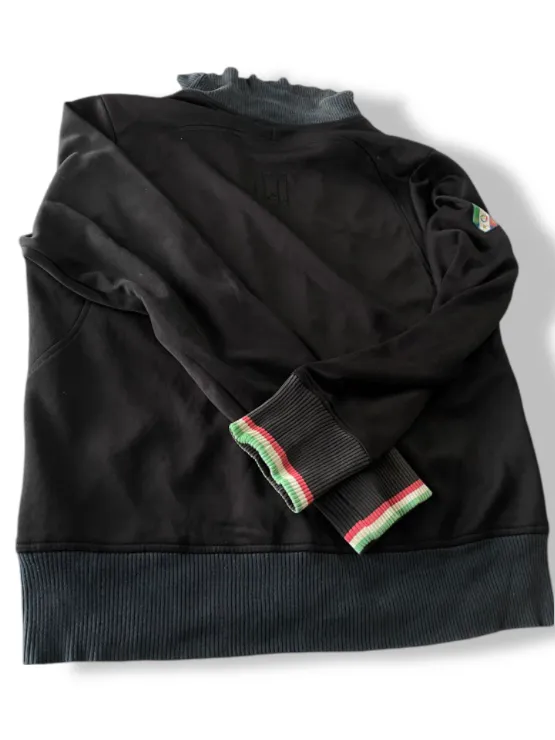 Vintage Puma black full zip wind breaker track top in M/L| L30 W21|SKU 4801