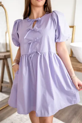 Violet Babydoll Dress