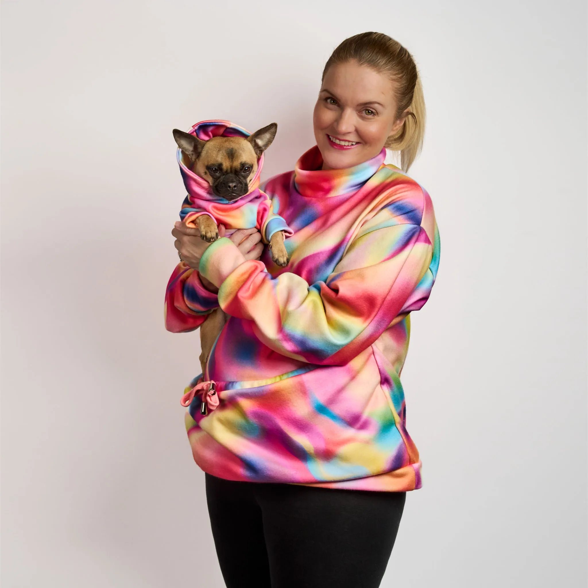 Womens Luxury Oversized Sweater - TIE DYE FOR