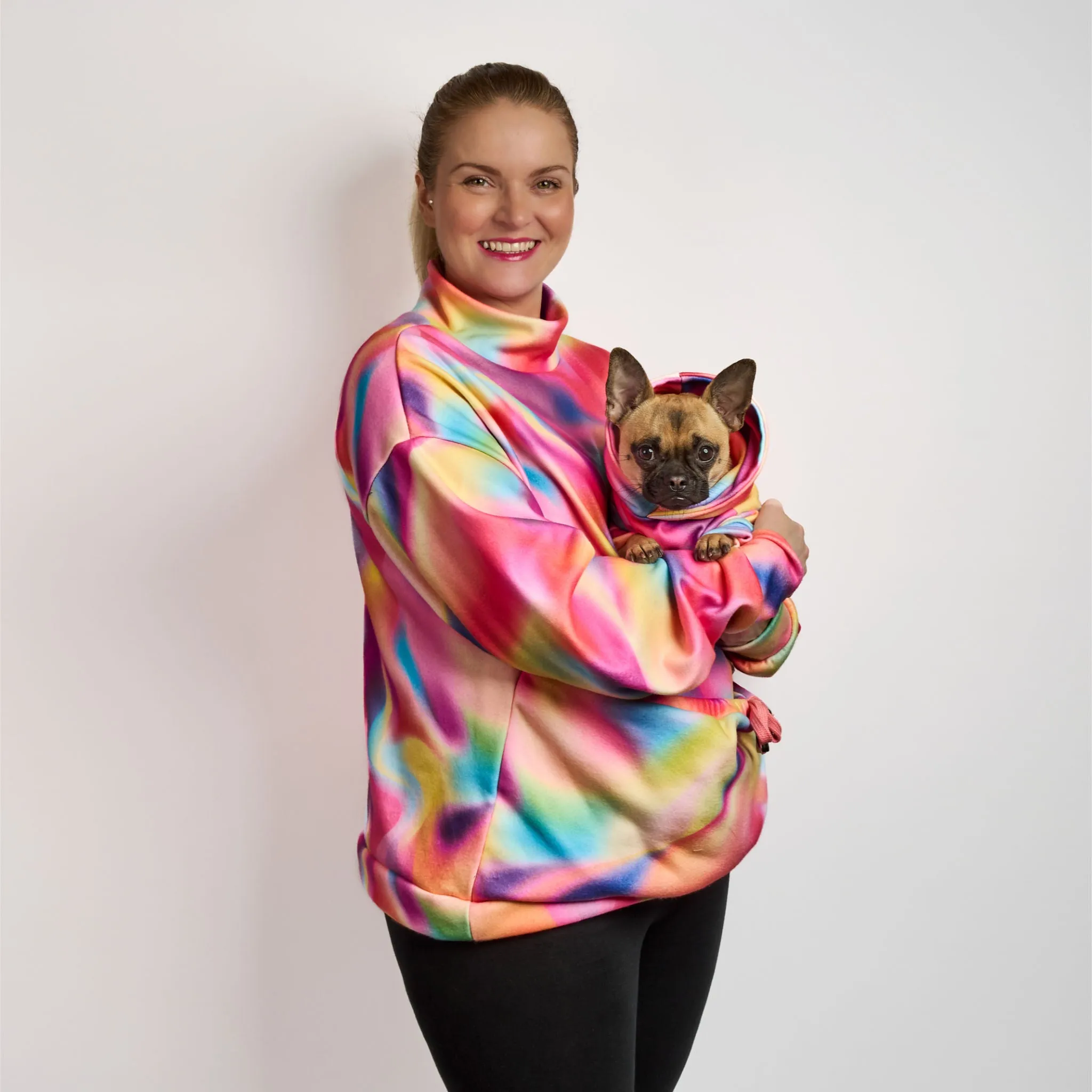 Womens Luxury Oversized Sweater - TIE DYE FOR