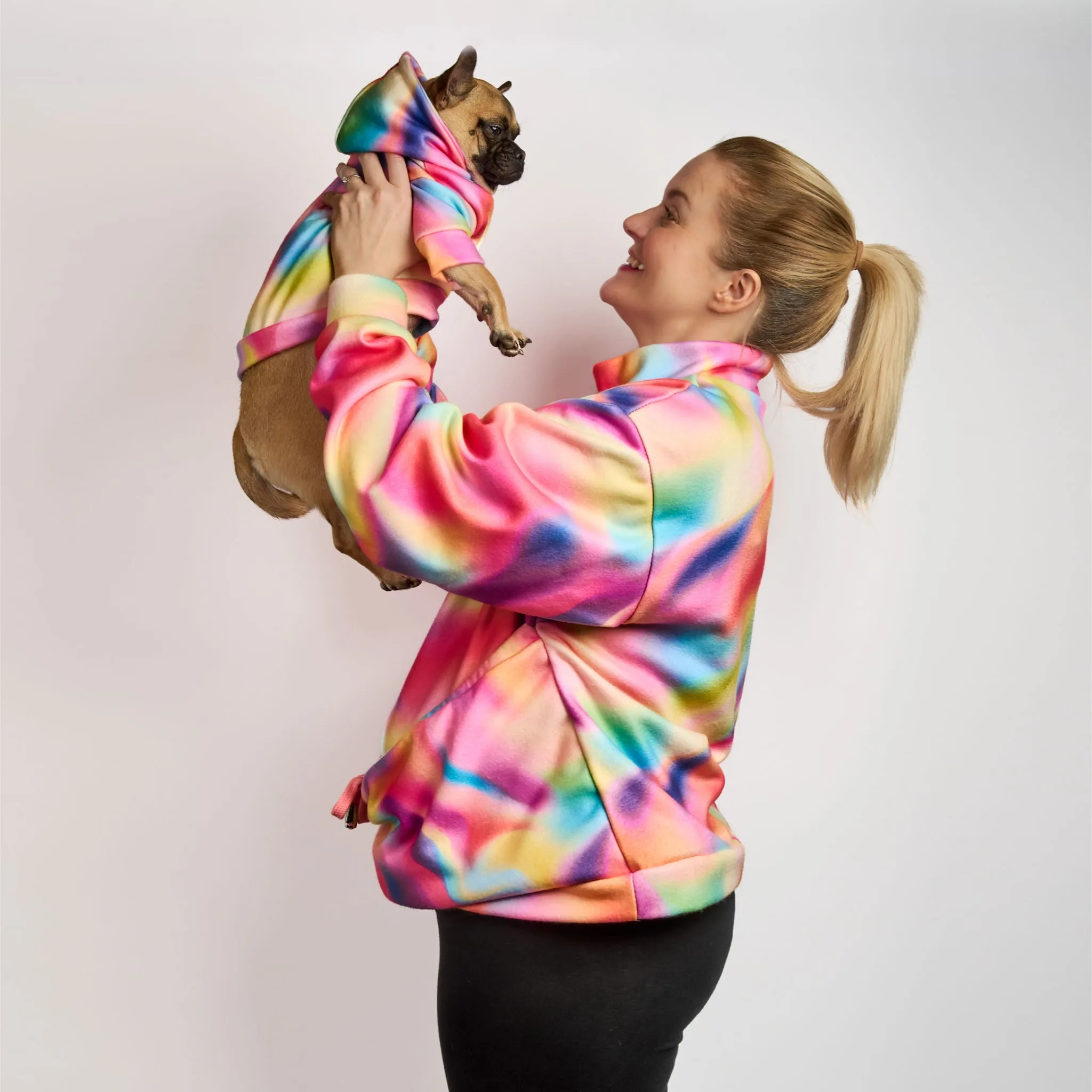 Womens Luxury Oversized Sweater - TIE DYE FOR