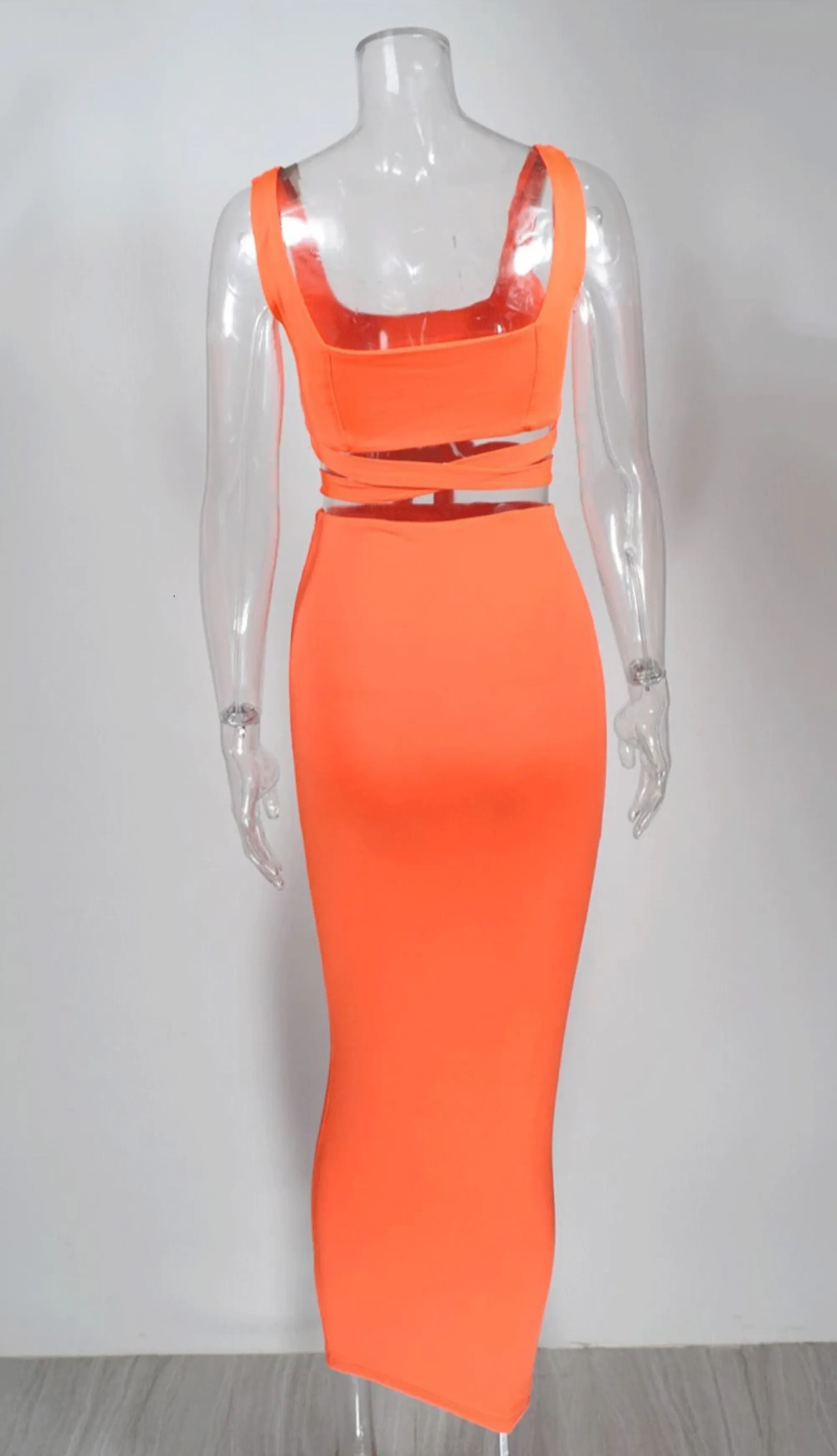 Women's Summer Casual High-Waist Two-Piece Dress