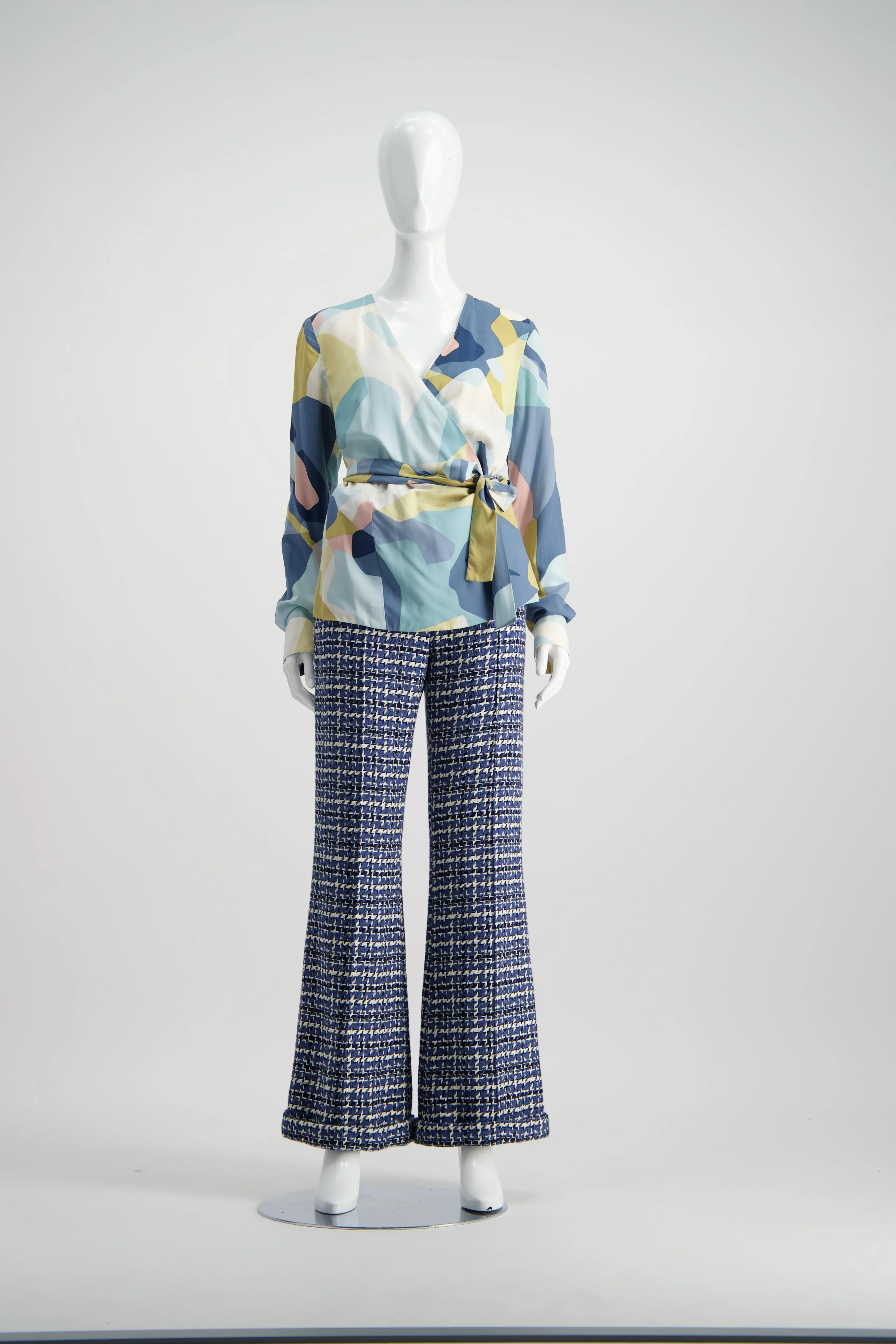WORLD 4530 Awry Wrap Shirt Mint Yellow