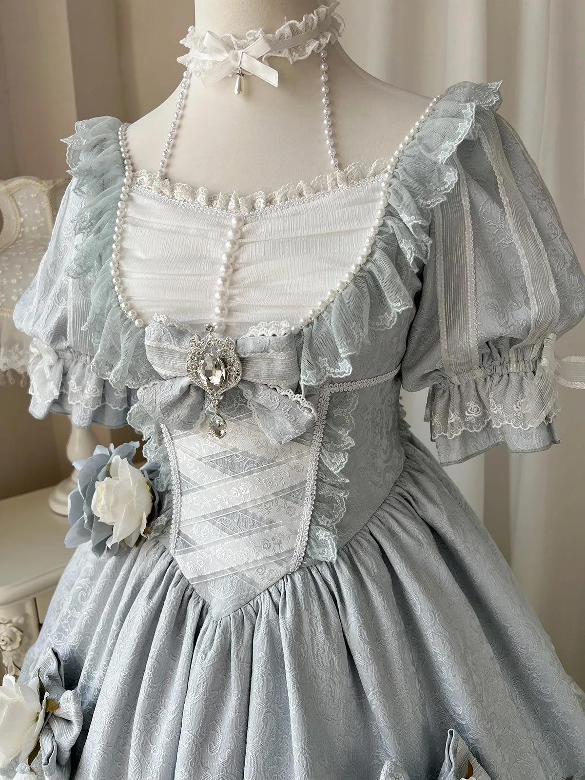 Your Princess~Fairy Dance~Elegant Lolita Lace Retro Dress