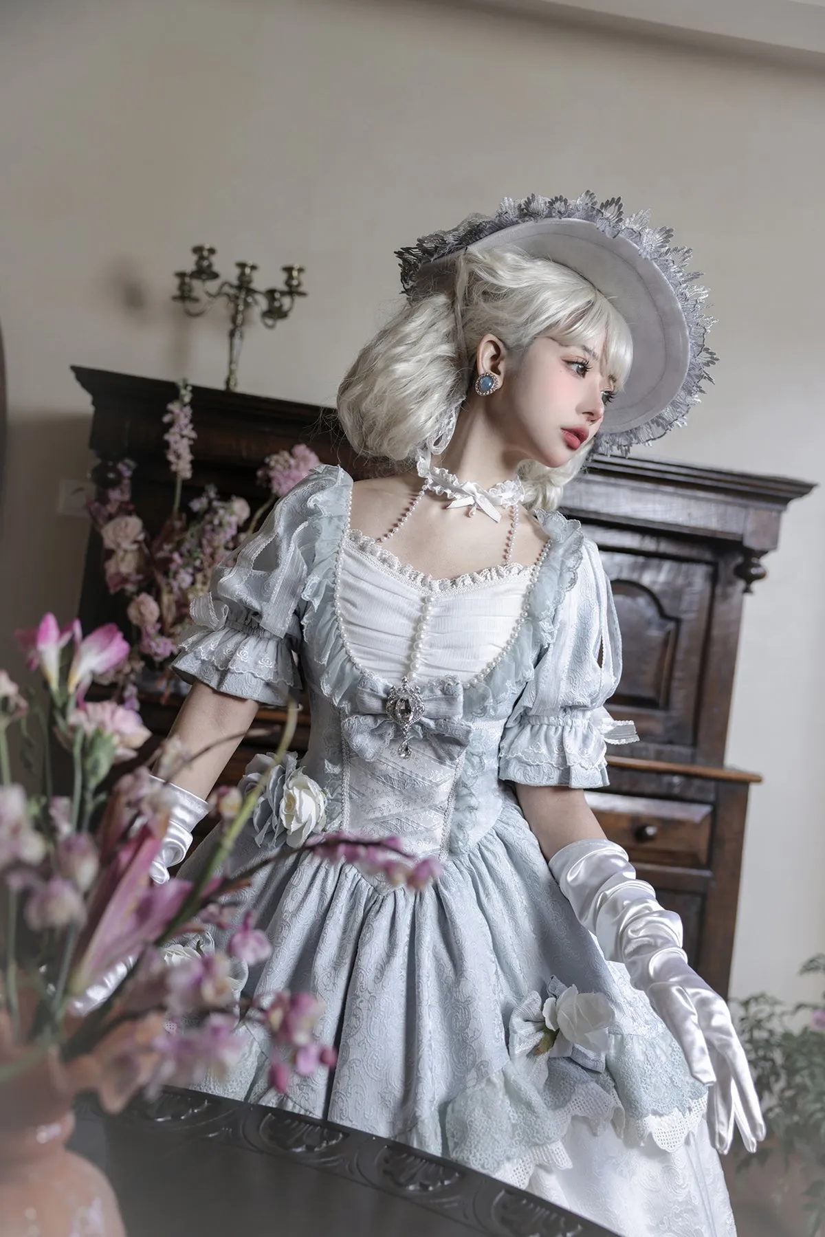 Your Princess~Fairy Dance~Elegant Lolita Lace Retro Dress
