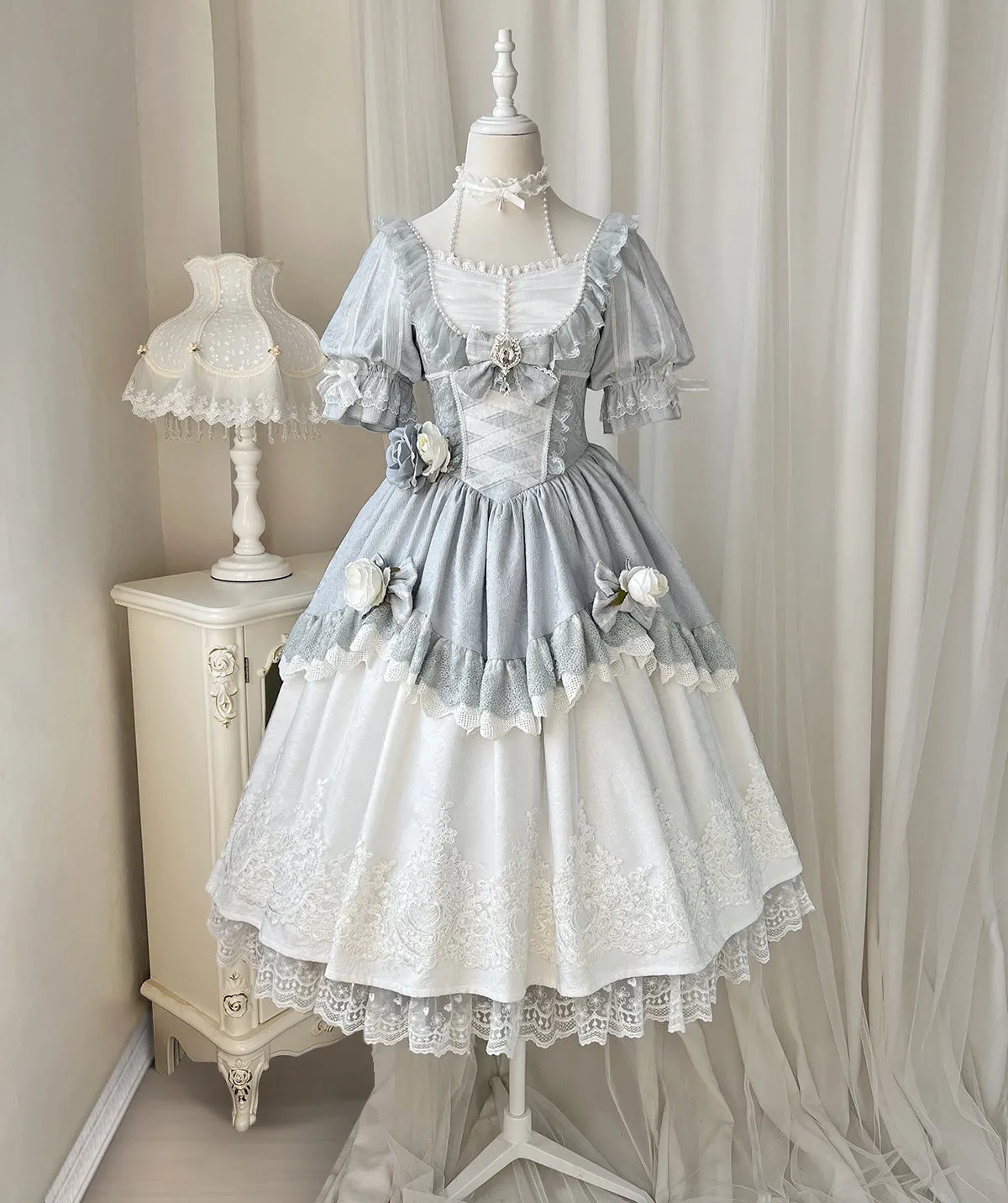 Your Princess~Fairy Dance~Elegant Lolita Lace Retro Dress