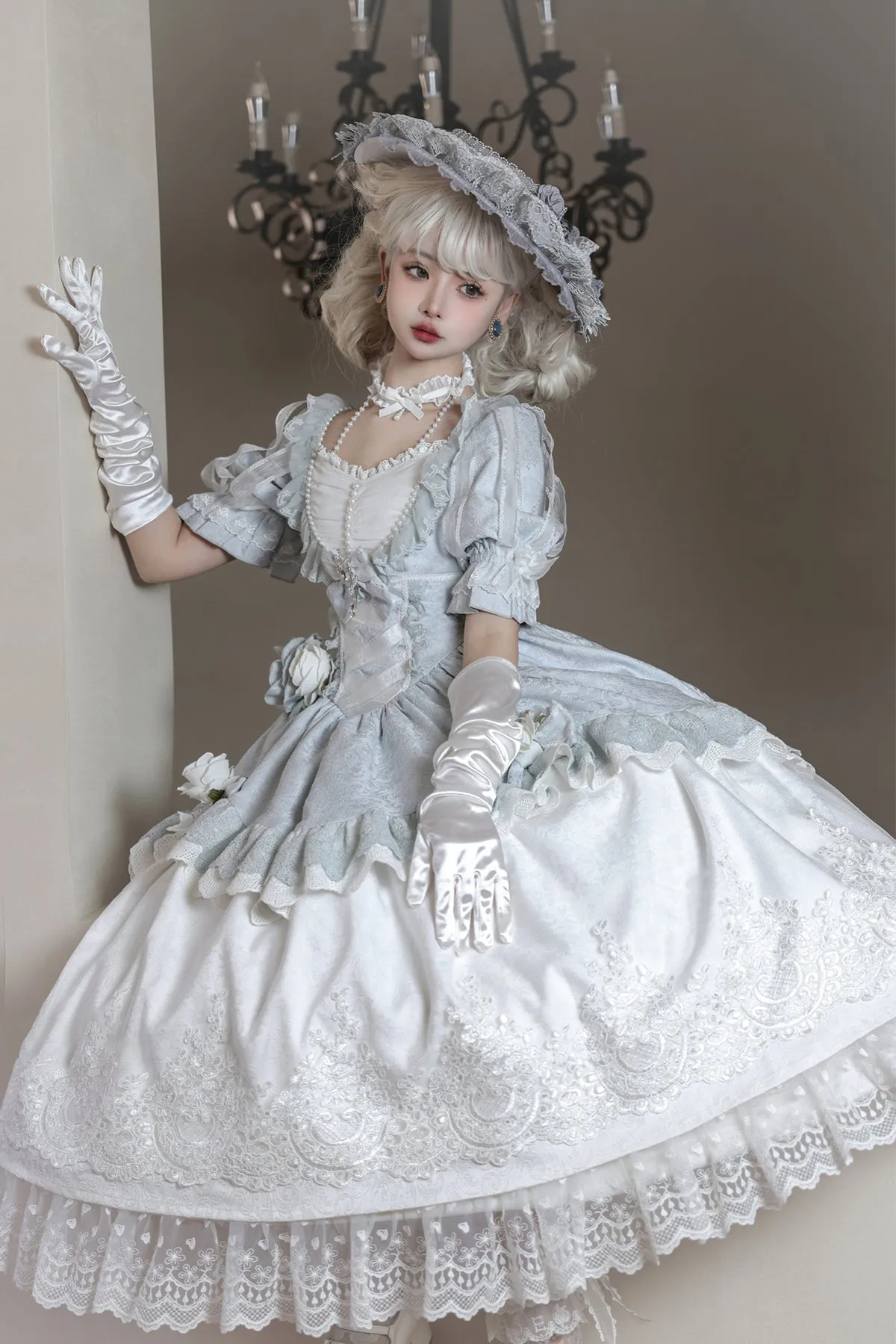 Your Princess~Fairy Dance~Elegant Lolita Lace Retro Dress
