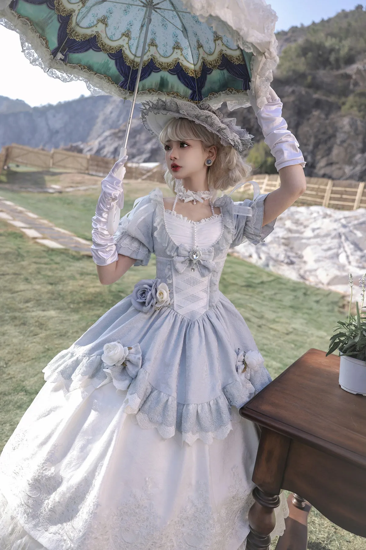 Your Princess~Fairy Dance~Elegant Lolita Lace Retro Dress