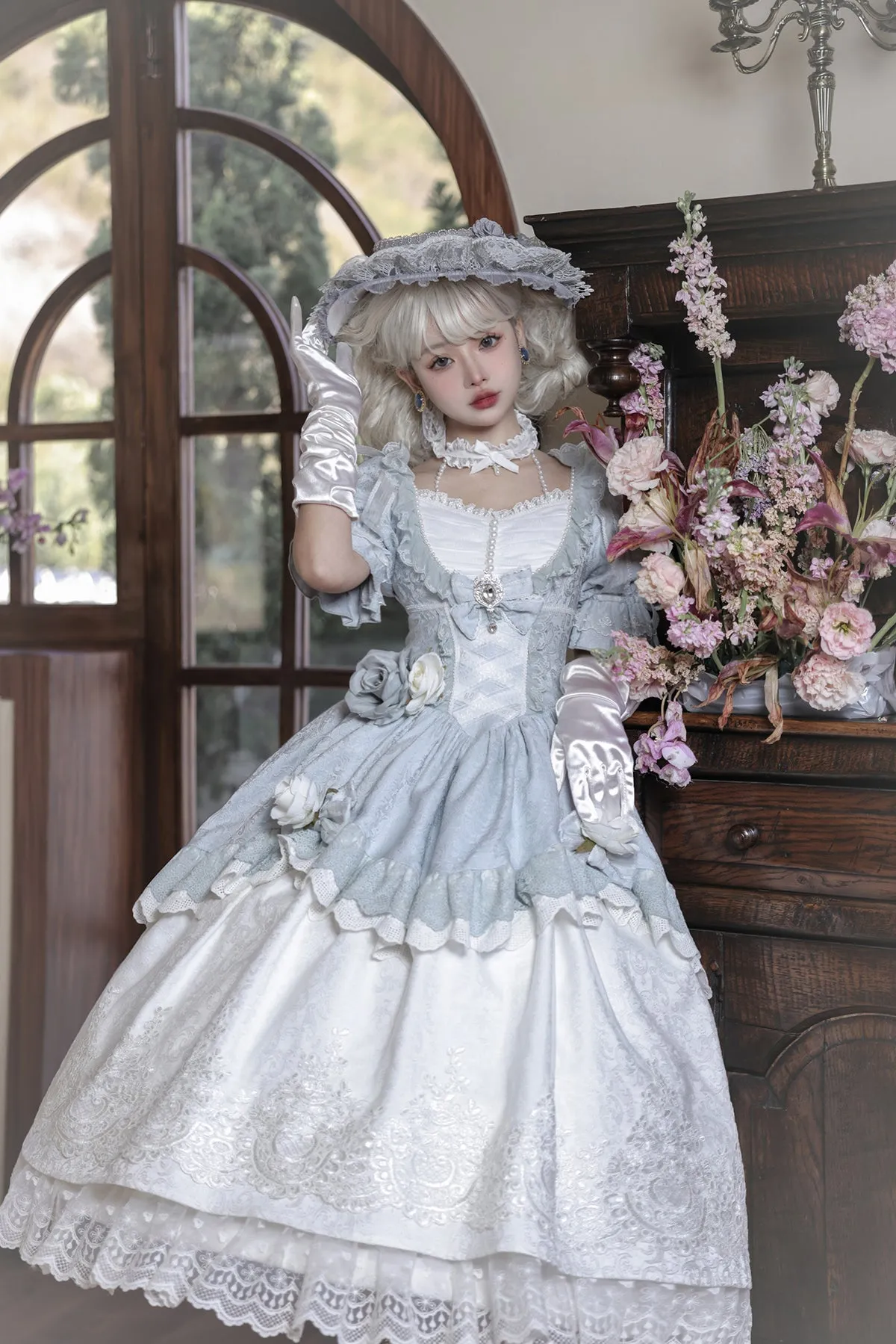 Your Princess~Fairy Dance~Elegant Lolita Lace Retro Dress
