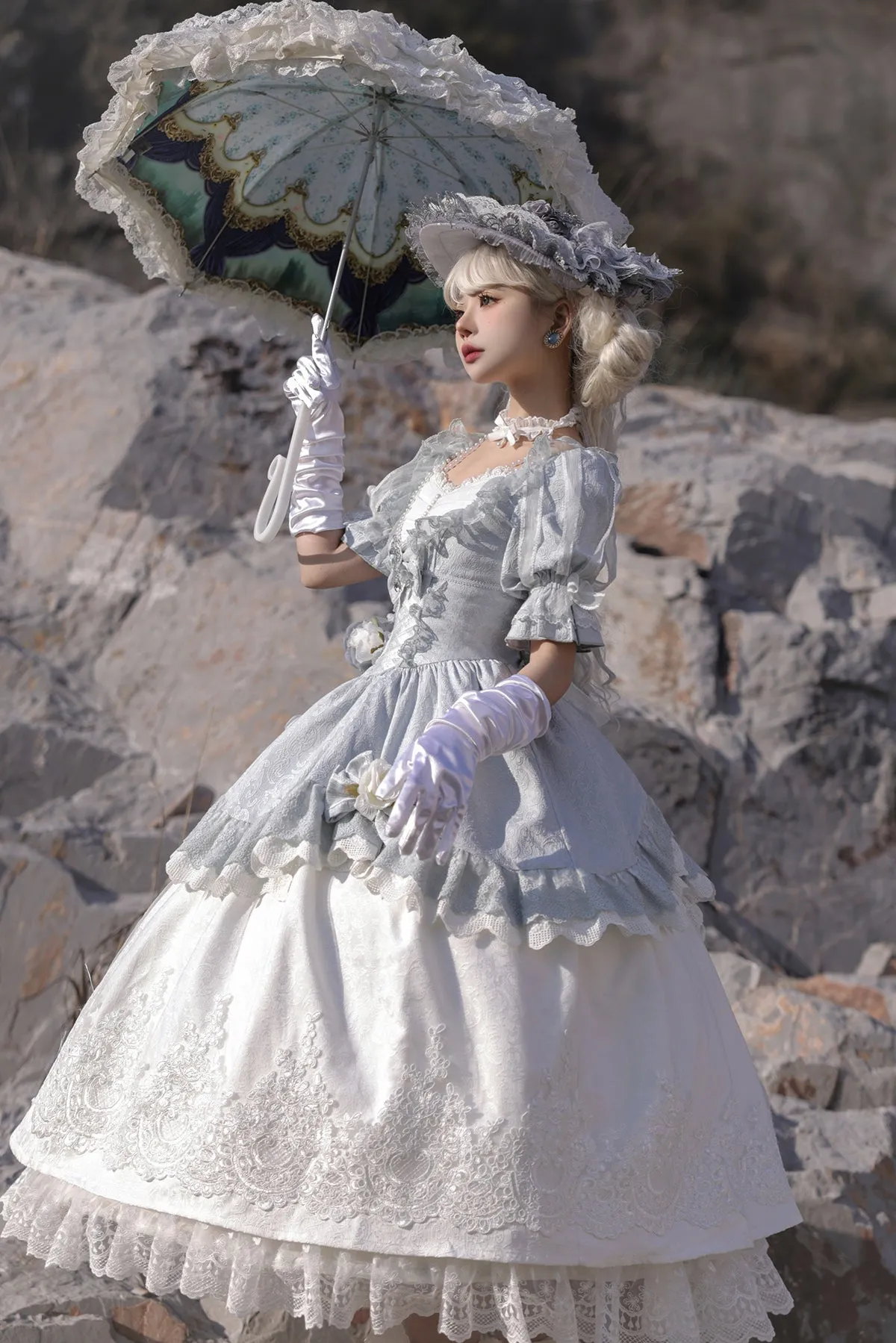 Your Princess~Fairy Dance~Elegant Lolita Lace Retro Dress