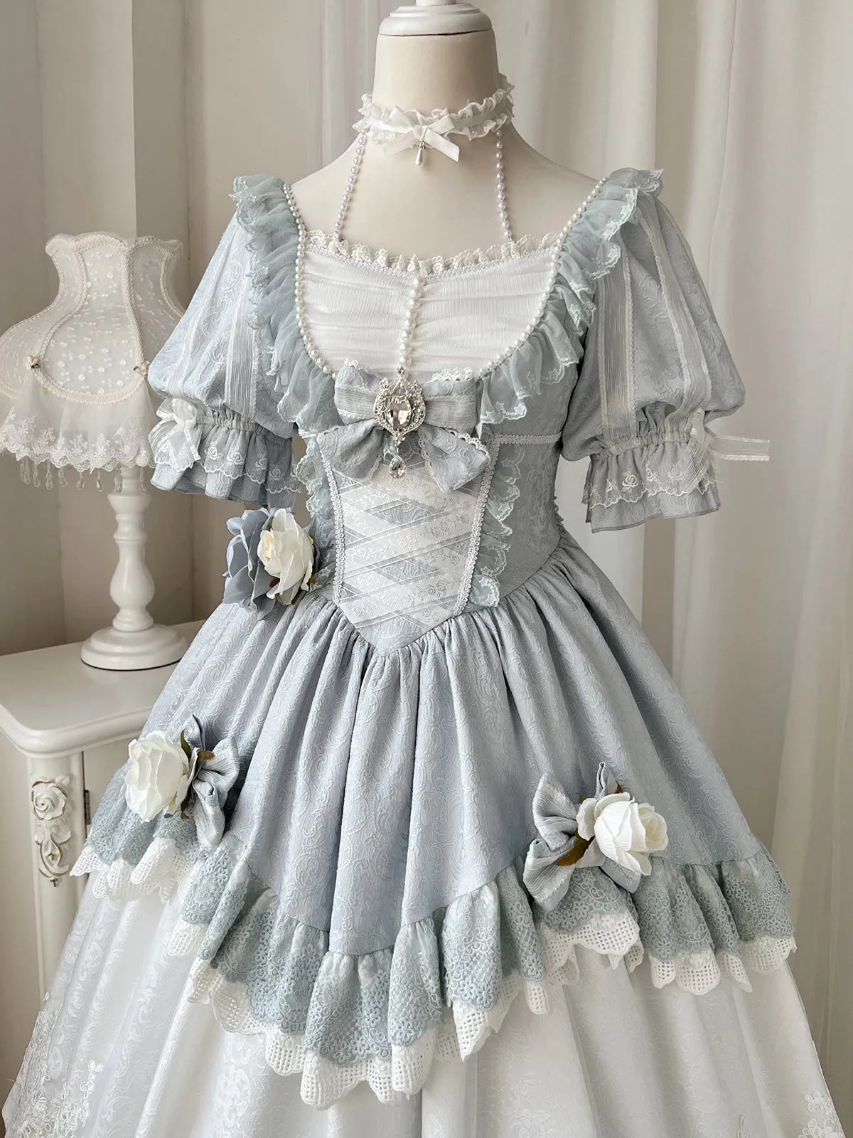 Your Princess~Fairy Dance~Elegant Lolita Lace Retro Dress