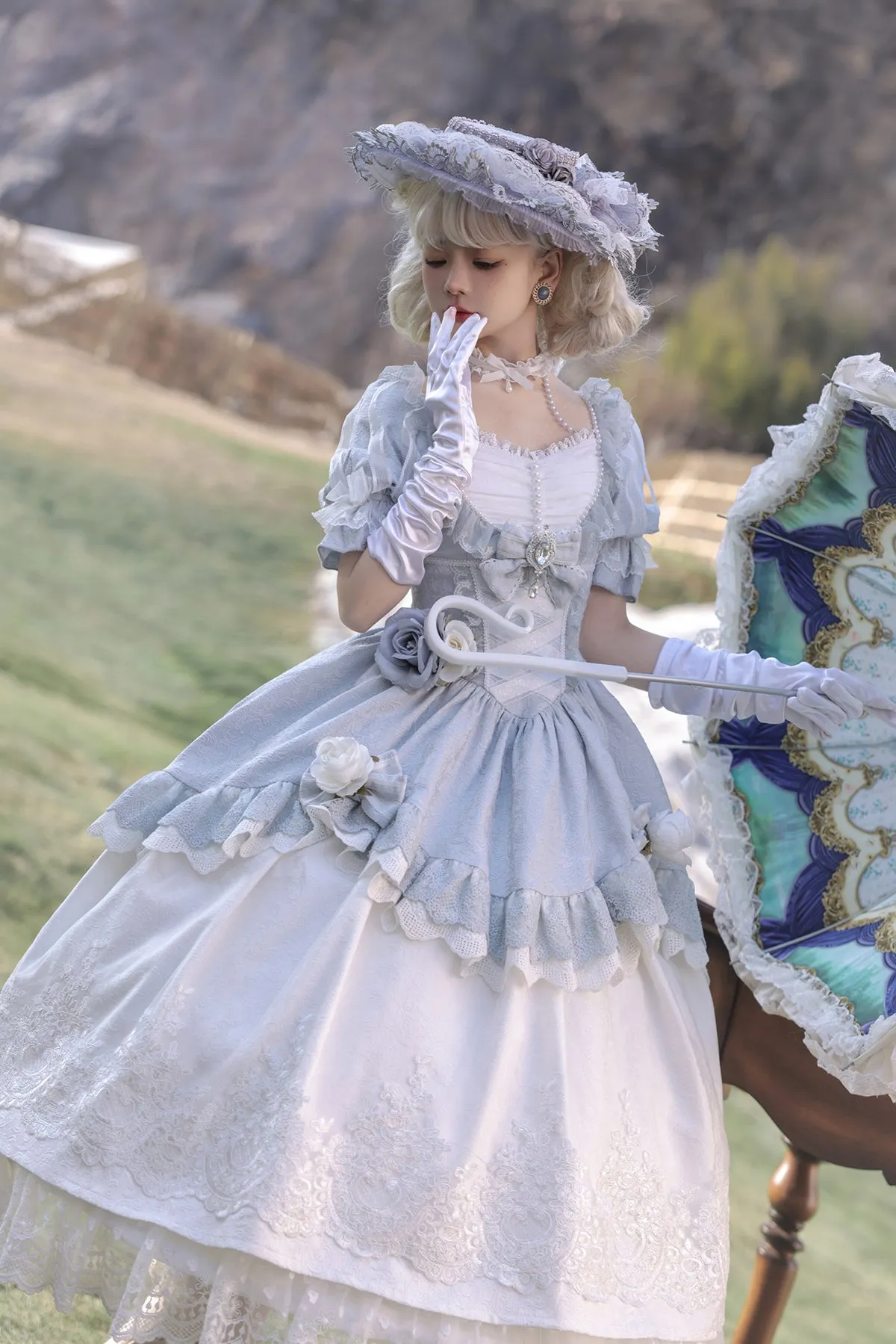Your Princess~Fairy Dance~Elegant Lolita Lace Retro Dress
